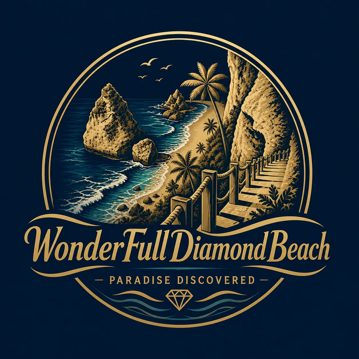 Logo Wonderful Diamond Beach
